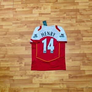 Thierry Henry #14 2003 Arsenal Jersey (Run Small) (Like a size medium)